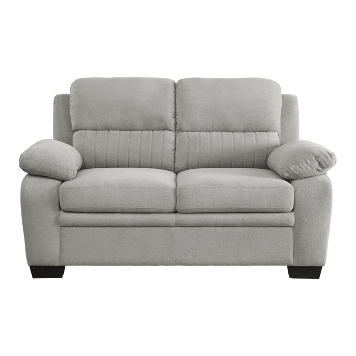 Holleman 2pc Set: Sofa, Love in Gray - 9333GY*2 - FAMSA Furniture (TX)