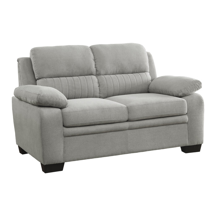 Holleman 2pc Set: Sofa, Love in Gray - 9333GY*2 - FAMSA Furniture (TX)