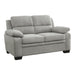 Holleman 2pc Set: Sofa, Love in Gray - 9333GY*2 - FAMSA Furniture (TX)