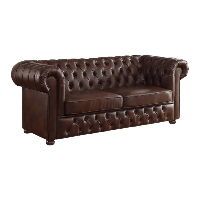 Tiverton Sofa in Brown - 9335BRW-3 - FAMSA Furniture (TX)