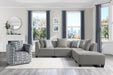 Jayne Armless Chair in Gray - 9357GY-AC - FAMSA Furniture (TX)