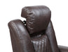 Caelan Power Reclining Chair with Power Headrest, Cup holders and Storage Arms in Brown - 9366DB-1PWH - FAMSA Furniture (TX)