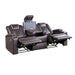 Caelan 2pc Set: Sofa, Love (Power) in Brown - 9366DB*2PWH - FAMSA Furniture (TX)