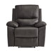 Dawson Reclining Chair in Brown - 9368BRW-1 - FAMSA Furniture (TX)