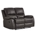 Dawson Double Reclining Loveseat in Brown - 9368BRW-2 - FAMSA Furniture (TX)