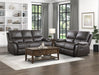 9368BRW-3 Double Reclining Sofa image