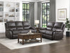 Dawson Double Reclining Loveseat in Brown - 9368BRW-2 - FAMSA Furniture (TX)