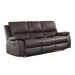 Dawson 2pc Set: Sofa, Love in Brown - 9368BRW*2 - FAMSA Furniture (TX)