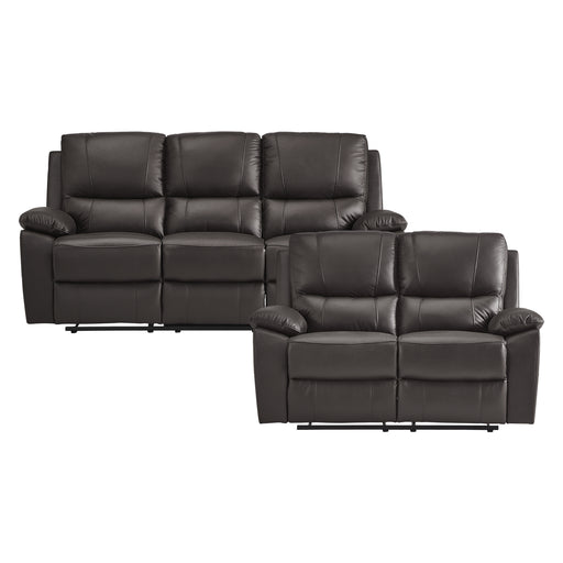 Dawson 2pc Set: Sofa, Love in Brown - 9368BRW*2 - FAMSA Furniture (TX)