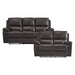 Dawson 2pc Set: Sofa, Love in Brown - 9368BRW*2 - FAMSA Furniture (TX)
