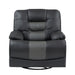 Fabian Swivel Glider Reclining Chair in Gray - 9388GRY-1 - FAMSA Furniture (TX)
