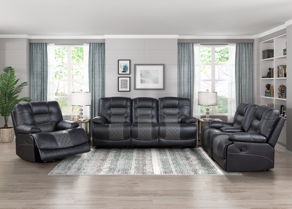 Fabian Swivel Glider Reclining Chair in Gray - 9388GRY-1 - FAMSA Furniture (TX)