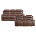 Putnam 2PC SET: SOFA, LOVE in Brown - 9405BR*2 - FAMSA Furniture (TX)