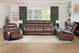 Putnam Swivel Glider Reclining Chair in Brown - 9405BR-1 - FAMSA Furniture (TX)