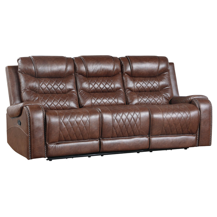 Putnam 2PC SET: SOFA, LOVE in Brown - 9405BR*2 - FAMSA Furniture (TX)