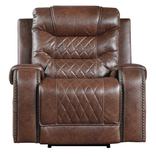 Putnam Power Reclining Chair in Brown - 9405BR-1PW - FAMSA Furniture (TX)