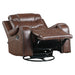 Putnam Swivel Glider Reclining Chair in Brown - 9405BR-1 - FAMSA Furniture (TX)