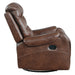 Putnam Swivel Glider Reclining Chair in Brown - 9405BR-1 - FAMSA Furniture (TX)