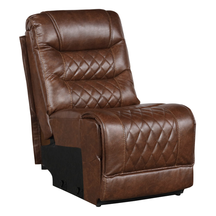 Putnam 6-Piece Modular Power Reclining Sectional in Brown - 9405BR*6LRRR - FAMSA Furniture (TX)