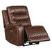 Putnam 6-Piece Modular Power Reclining Sectional with Right Chaise in Brown - 9405BR*6LRRC - FAMSA Furniture (TX)