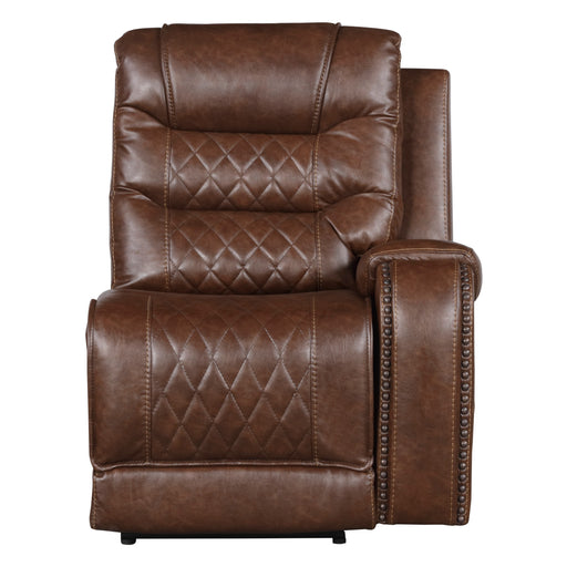 Putnam 6-Piece Modular Power Reclining Sectional in Brown - 9405BR*6LRRR - FAMSA Furniture (TX)