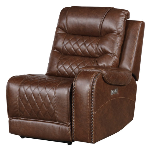 Putnam 6-Piece Modular Power Reclining Sectional in Brown - 9405BR*6LRRR - FAMSA Furniture (TX)