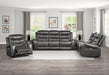 Putnam Power Reclining Chair in Gray - 9405GY-1PW - FAMSA Furniture (TX)