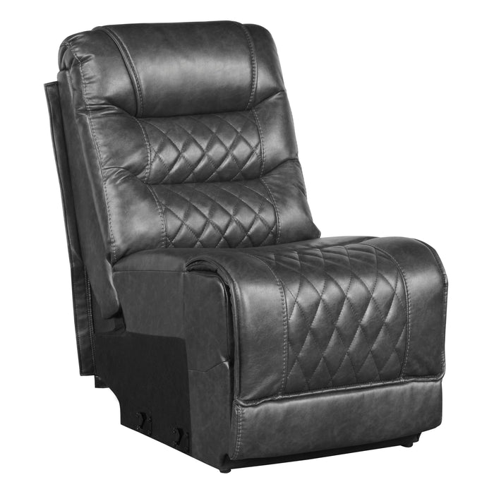 Putnam 6-Piece Modular Power Reclining Sectional in Gray - 9405GY*6LRRR - FAMSA Furniture (TX)