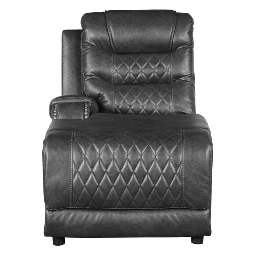 Putnam 6-Piece Modular Power Reclining Sectional with Left Chaise in Gray - 9405GY*6LCRR - FAMSA Furniture (TX)