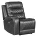 Putnam 6-Piece Modular Power Reclining Sectional with Right Chaise in Gray - 9405GY*6LRRC - FAMSA Furniture (TX)