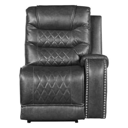 Putnam 6-Piece Modular Power Reclining Sectional in Gray - 9405GY*6LRRR - FAMSA Furniture (TX)