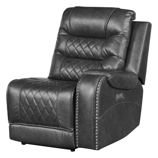 Putnam 6-Piece Modular Power Reclining Sectional in Gray - 9405GY*6LRRR - FAMSA Furniture (TX)