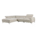 Bienvenue 2-Piece Power Reclining Sectional with Left Chaise in Beige - 9415*SCPW - FAMSA Furniture (TX)