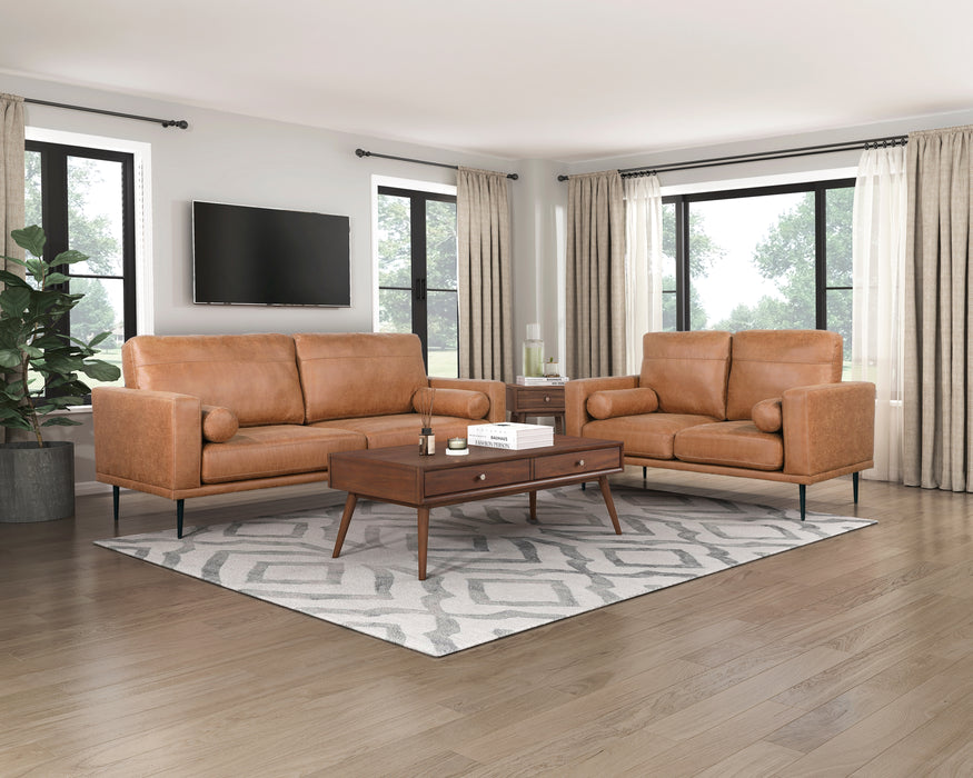 Westcliffe Sofa in Brown - 9416CAR-3 - FAMSA Furniture (TX)