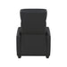 Greenfield Push Back Reclining Chair in Black - 9420BK-1 - FAMSA Furniture (TX)