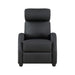 Greenfield Push Back Reclining Chair in Black - 9420BK-1 - FAMSA Furniture (TX)