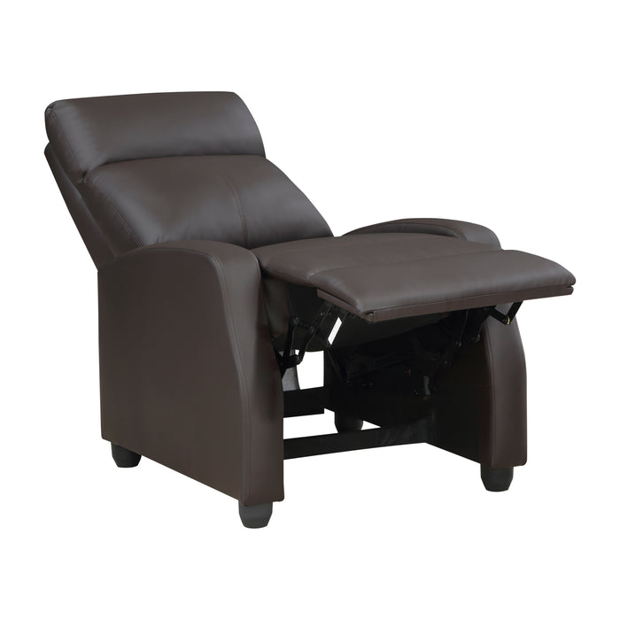 Greenfield Push Back Reclining Chair in Brown - 9420DB-1 - FAMSA Furniture (TX)