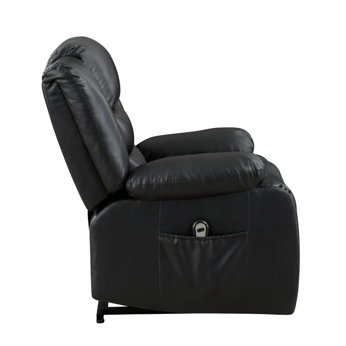 Carson Power Lift Chair in Black - 9423BLK-1LT - FAMSA Furniture (TX)