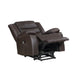 Carson Power Lift Chair in Brown - 9423DBR-1LT - FAMSA Furniture (TX)
