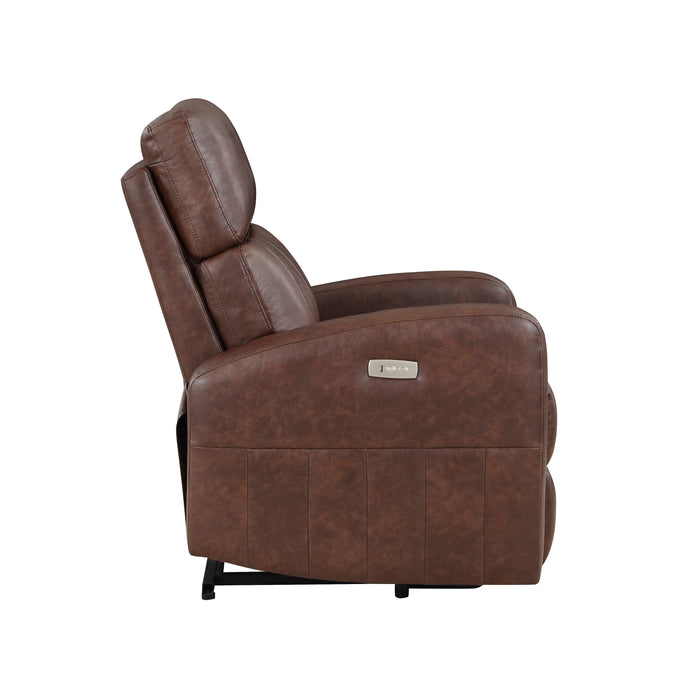 Wheaton Power Lift Chair in Brown - 9424BR-1LT - FAMSA Furniture (TX)