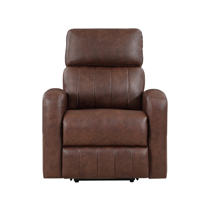 Wheaton Power Lift Chair in Brown - 9424BR-1LT - FAMSA Furniture (TX)