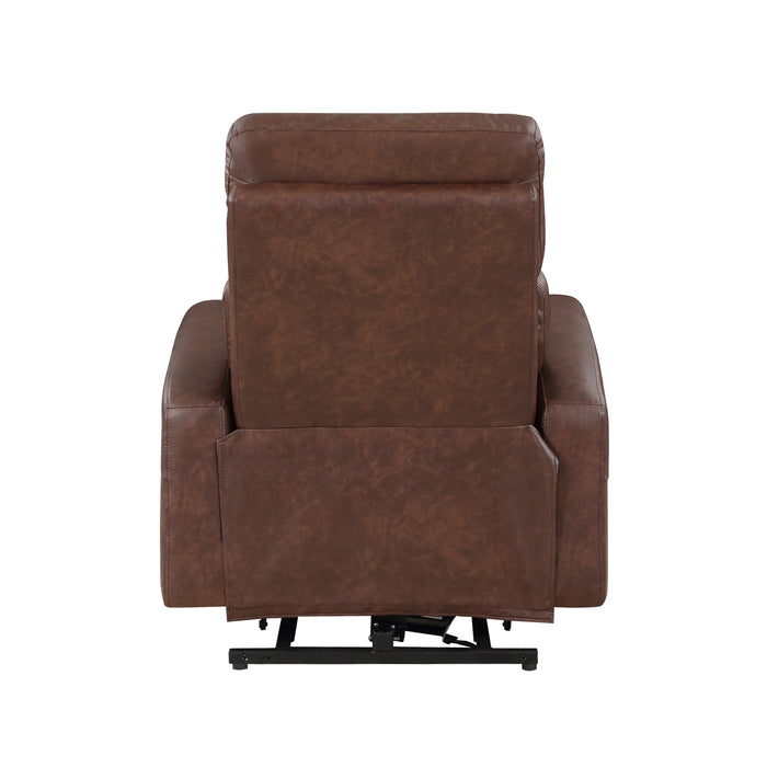 Wheaton Power Lift Chair in Brown - 9424BR-1LT - FAMSA Furniture (TX)