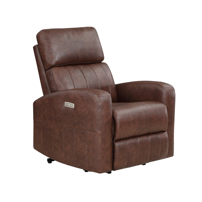 Wheaton Power Lift Chair in Brown - 9424BR-1LT - FAMSA Furniture (TX)