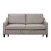 Adelia Convertible Studio Sofa with Pull-out Bed in Gray - 9428CB-3CL - FAMSA Furniture (TX)