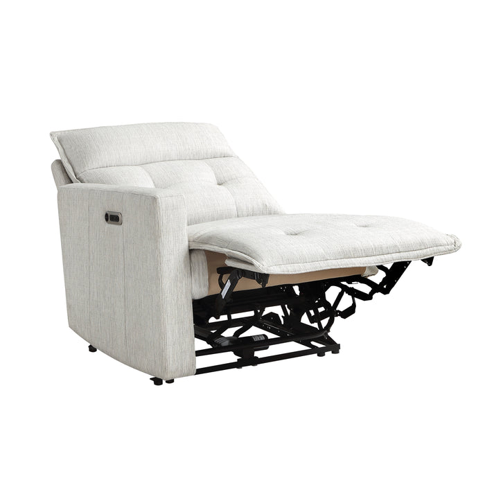Salida (1/6)Power Left Side Reclining Chair with Power Headrest in White - 9444HMP-LRPWH - FAMSA Furniture (TX)