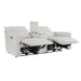 Salida (3)Power Double Reclining Loveseat with Center Console and Power Headrests in White - 9444HMP-2CNPWH* - FAMSA Furniture (TX)