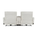 Salida (3)Power Double Reclining Loveseat with Center Console and Power Headrests in White - 9444HMP-2CNPWH* - FAMSA Furniture (TX)