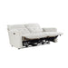 Salida (2)Power Double Reclining Loveseat with Power Headrests in White - 9444HMP-2PWH* - FAMSA Furniture (TX)