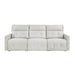 Salida (3)Power Double Reclining Sofa with Power Headrests in White - 9444HMP-3PWH* - FAMSA Furniture (TX)