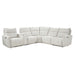 Salida 6-Piece Modular Power Reclining Sectional with Power Headrests in White - 9444HMP*6SCPWH - FAMSA Furniture (TX)